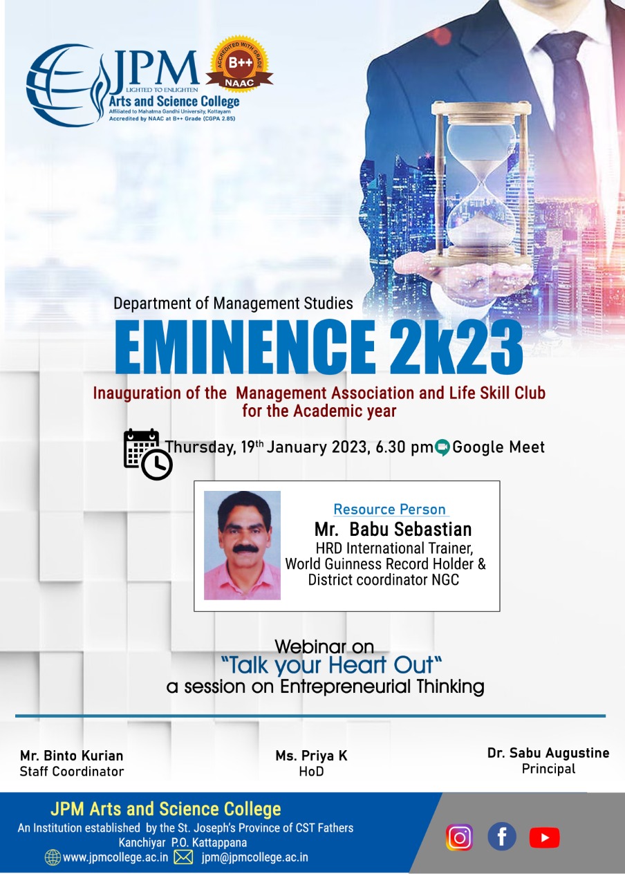 Eminence - BBA Association Inauguration